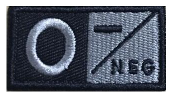 Patch kain bordir tipe darah 3 - Urban Backpack Tactical ulasan dan harga