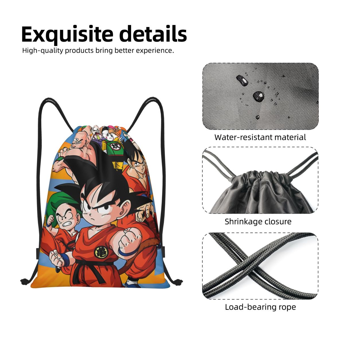 Tas Serut Kartun DBZ G-Gokues  - Drawstring Gym Bag ulasan dan harga